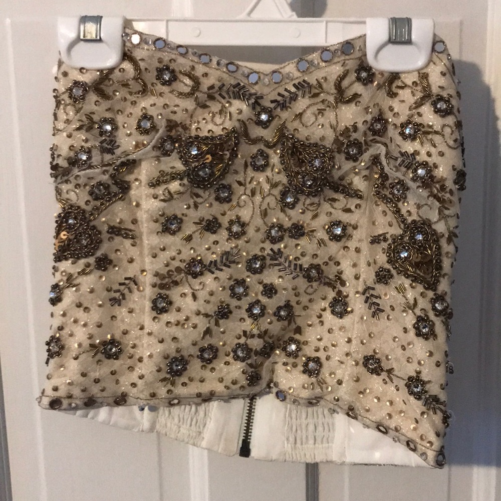Urban Outfitters Sparkle Beaded Top